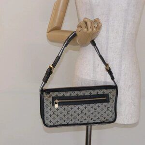 LOUIS VUITTON Monogram Mini Pochette Catrain Bag Blue